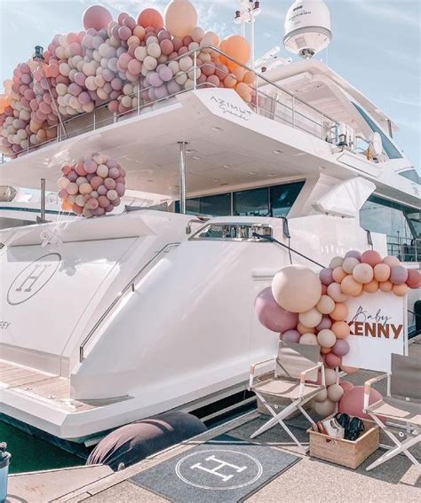 summer fun with whimsical balloon display boat party theme yacht party boat party