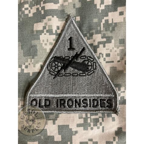 Us Army Genuine Embrodery Patch 1st Armored Division Old Ironsides