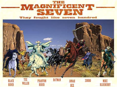 Quadrinhos Na Mesa Fake Comic Book Movies The Magnificent Seven