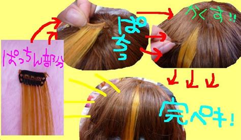 ヘアアレンジウィッグ ＝ワンタッチエクステの付け方＝ ビビデバビデブーの公式ブログ