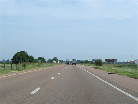Arkansas Interstate 55 Northbound Cross Country Roads