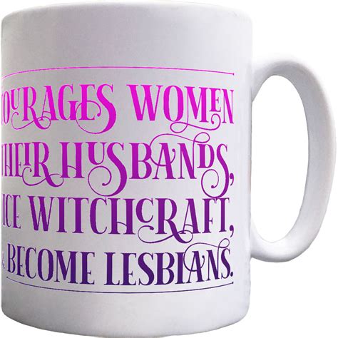 Feminism Encourages Women Ceramic Mug Redmolotov