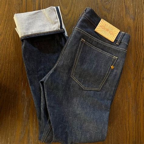 Bravestar Selvage Raw Denim 36x36 Regular Taper 14oz Golden Handshake