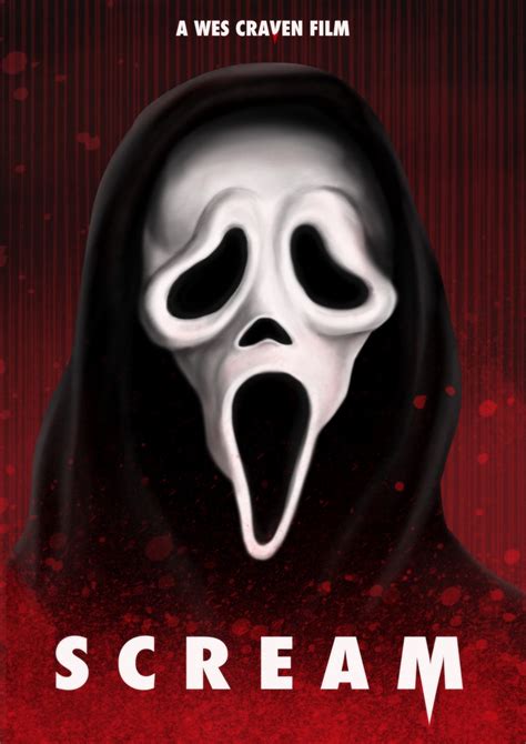 Scream Poster Halloween Poster Etsy