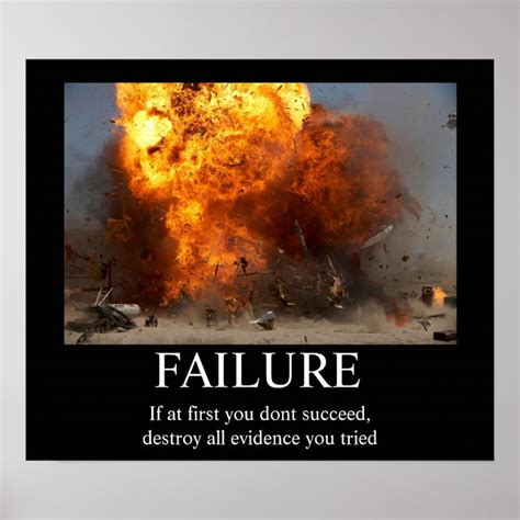 Failure Funny Motivational Poster