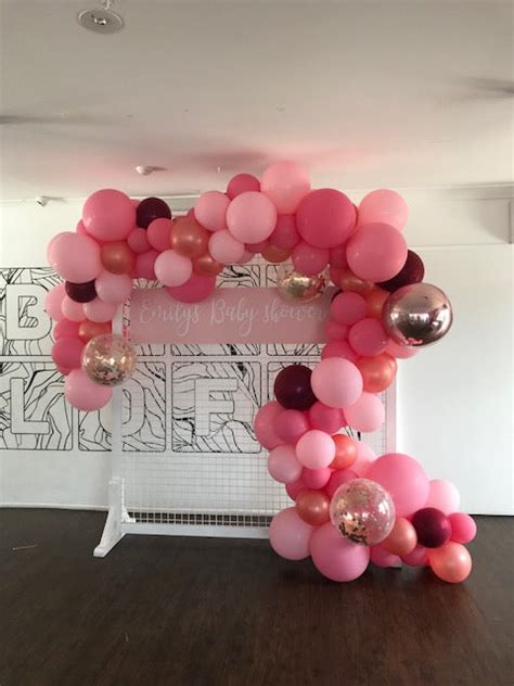 Organic Balloon Garland Arch Approx 5m With Frame Hire Balloon Hq