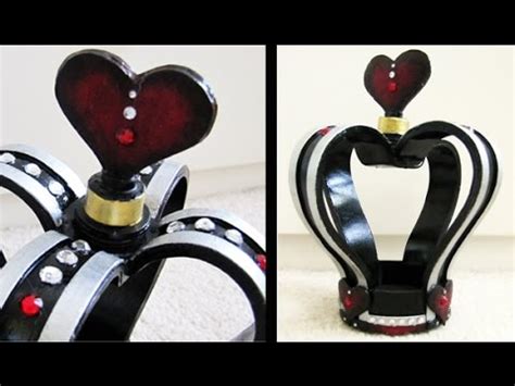 30 cool diy decoration ideas. DIY Crown | Queen of Hearts - YouTube