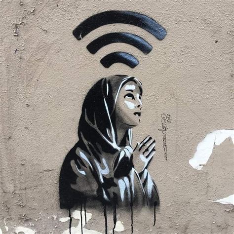 Pin Von Anto🌶 Auf Banksy Straßenkunst Banksy Stencil Street Art