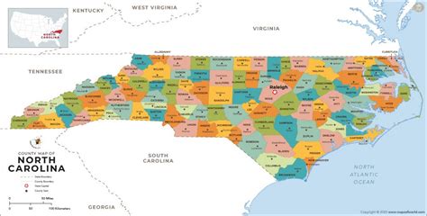 Nc County Map North Carolina County Map Maps Of World