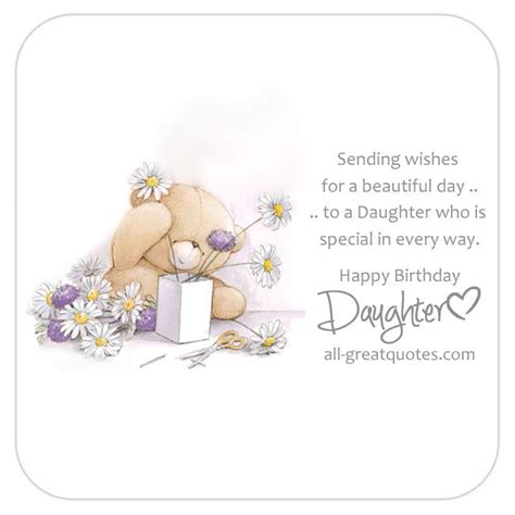 Birthday cards for daughter daughters have a unique ability to bring happiness to the lives of their parents. 100+ Cute Birthday Wishes For Daughter | Greeting Cards For Facebook