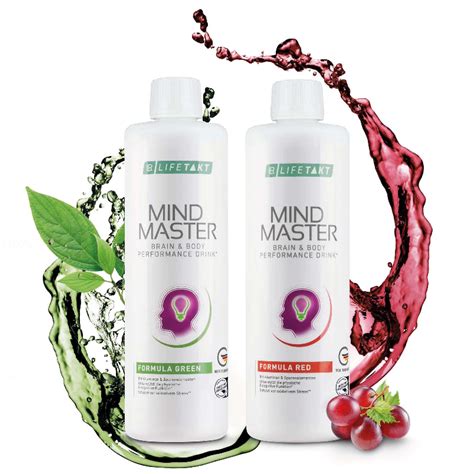 Mind Master Performance Drink Red And Green Tegen Stress