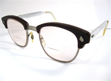 vintage men s horn rimmed glasses retro 1950s by holdenism