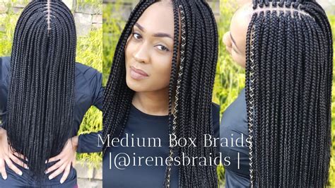 Long Box Braids Medium
