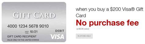Use your visa gift card to buy other merchants' gift cards. Staples: Fee-Free $200 Visa Gift Cards 5/9 - 5/15 - The Money Ninja