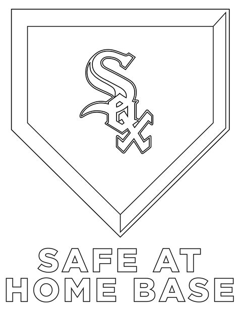 Chicago White Sox Wikipedia Sketch Coloring Page