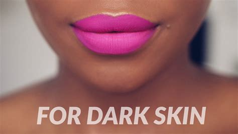 5 Must Have Pink Lipsticks For Black Women Woc And Darker Skin Tones Dimma Umeh Youtube