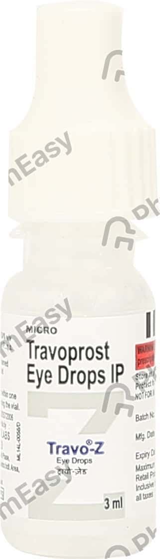 Travo Z 0004 Eye Drop 3 Uses Side Effects Price And Dosage