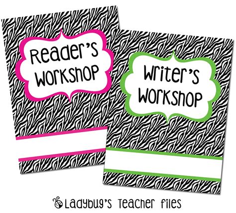 Ladybugs Teacher Files Readers And Writers Workshop Binder Covers