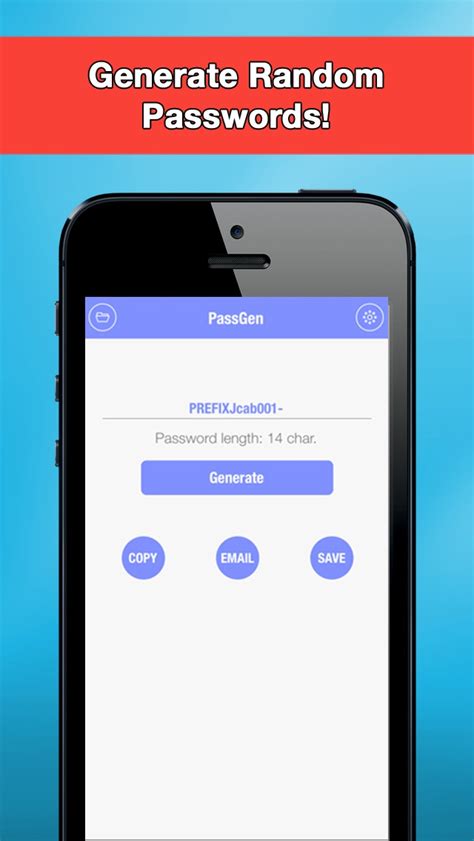 Random Password Generator Generate Strong And Secure Keycode Iphone App