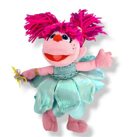 Sesame Street Abby Cadabby Plush Doll Fairy Wings And Blue Dress 10