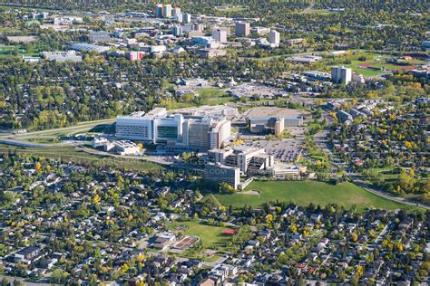 Aerial Photo Foothills Medical Centre Calgary
