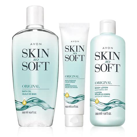 Avon Skin So Soft Original Body Trio Bath Oil Body Lotion