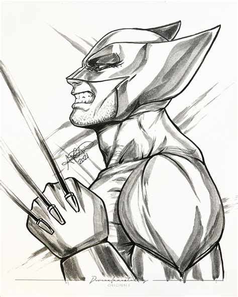 Wolverine By Ariel Diaz In Linda Craigs My Gallery Comic Art Gallery Room
