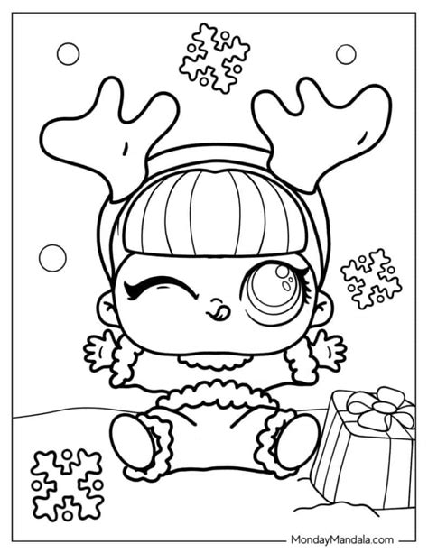 Lol Christmas Coloring Pages Coloring Nation