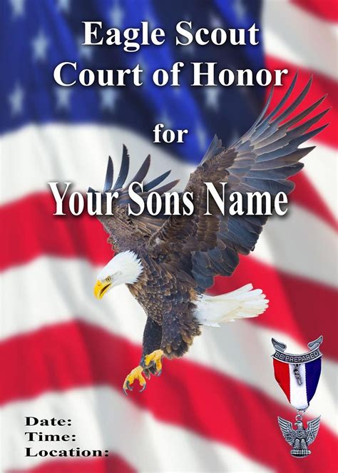Send your letter to the troop eagle advisor designated on the enclosed envelope. Eagle Scout Gift - Free Downloads, invitation, program and powerpoint for court of honor | Eagle ...
