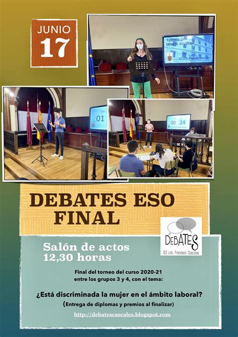 Debates Cascales Final Torneo Debate Curso 2020 21