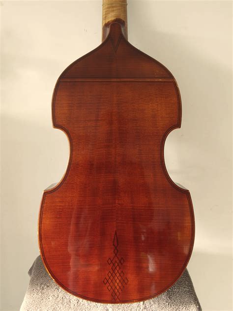 Beautiful 6 Strings Viola Da Gamba After Henry Jaye Open Carved Head