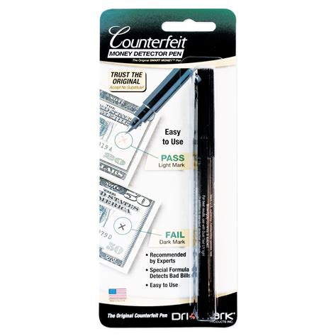 Just check the ticket and note: Smart Money Counterfeit Bill Detector Pen for Use w/U.S ...