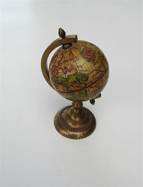 Mini Globe Miniature Globe Desk Globe Vintage Globe Antique Globe