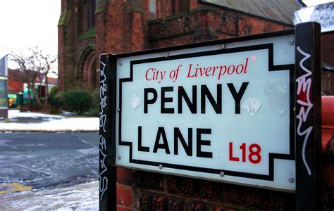 Penny Lane Is In My Ears And In My Eyes Liverpool England