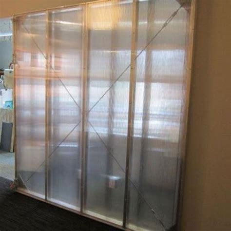 Lexan Thermoclear 48 In X 96 In X 1 4 In Clear Hammered Glass Multiwall Polycarbonate Sheet