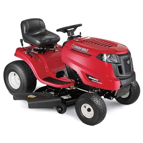 Troy Bilt Bronco 42 In 19 Hp Riding Lawn Mower In The Gas Riding Lawn