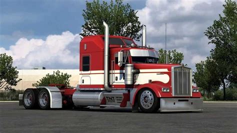 ats Kenworth W900 Flatglass Truck v1 0 1 43 x v 1 2 Trucks Mod für