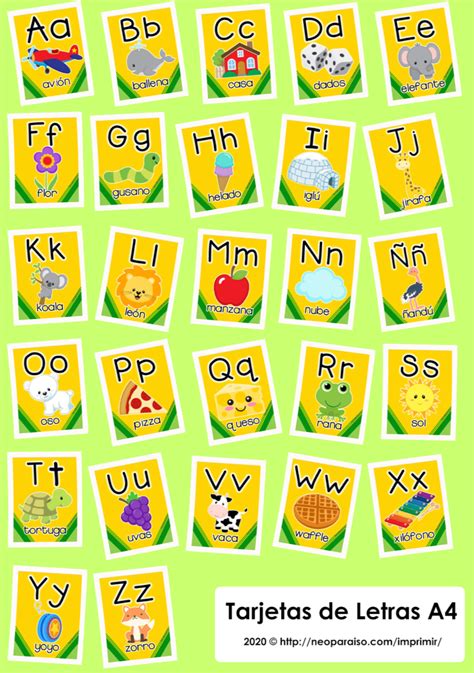 An Alphabet Poster With Animals And Letters On It Including The Letter