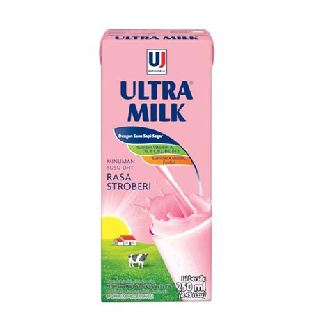 Jual Ultra Milk Stroberi Susu Uht 250 Ml Di Seller Bonnet Supermarket