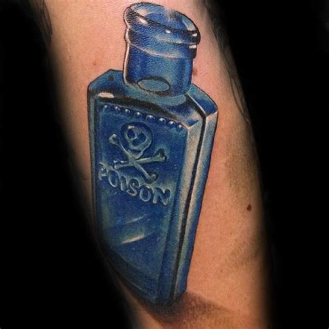 40 Poison Bottle Tattoo Designs For Men Killer Ink Ideas