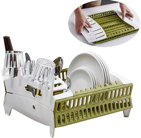 Buy Kruvad Collapsible Dish Rack And Drain Board Small Tomorotec Home