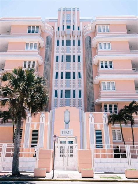 Miami Building Built During The 1930s In Art Deco Style Designed By Ponce Architect Pedro