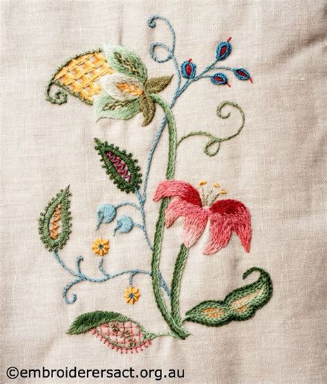 Crewelwork This Design Was Published In Inspirations Magazine Vol12