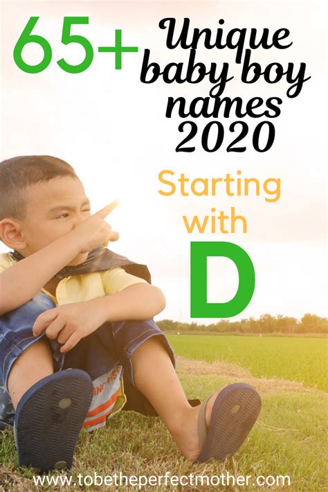 When it comes to style, uncommon boy names will help your baby stand out. Unique boy names starting with D with meaning & origin