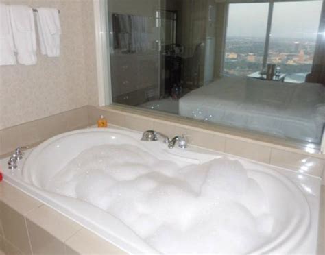 Jacuzzi hotels nyc in room offer travelers a wonderful way to relax and connect after a long day of walking around. View from Jacuzzi tub - Picture of Hilton Niagara Falls ...