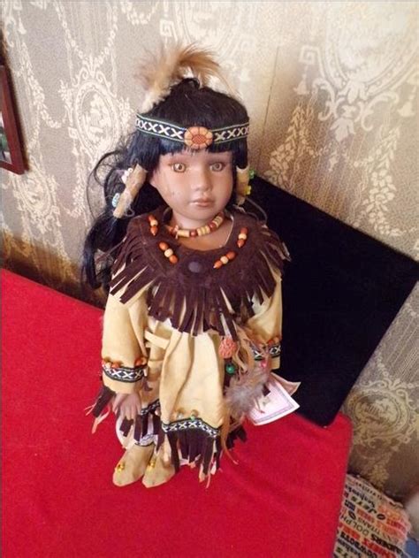 Kinnex Porcelain Native American Indian Doll 15 Nex Tech Classifieds