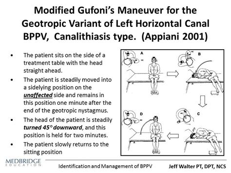 Vestibular Rehabilitation Identification And Management