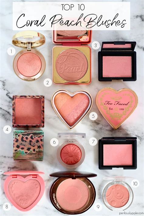 Top Peachy Coral Blushes For Spring Coral Blush Spring And Makeup