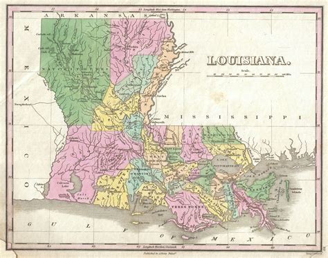 File1827 Finley Map Of Louisiana Geographicus Louisiana Finley