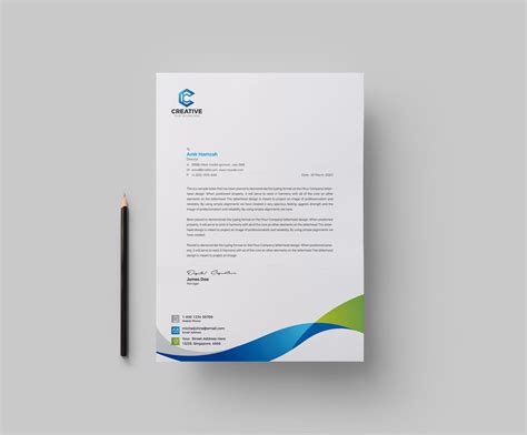 Creative Corporate Letterhead Design Template 001960 Template Catalog
